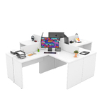 Estação De Trabalho Ilha De Canto 140x60 Escritório Netmobil