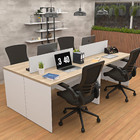 Estação De Trabalho Mesa Plataforma Escritório 1200x600 4 Lug