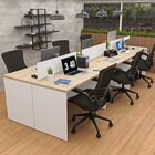 Estação De Trabalho Mesa Plataforma Escritório 1200x600 6 Lug