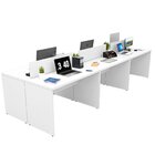 Estação De Trabalho Mesa Plataforma Escritório 1200x600 6 Lug