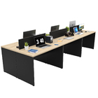 Estação De Trabalho Mesa Plataforma Escritório 1200x600 6 Lug