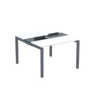 Estação De Trabalho Mesa Plataforma Escritório Dupla Para 2 P