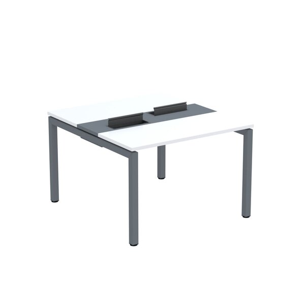 Estação De Trabalho Mesa Plataforma Escritório Dupla Para 2 P