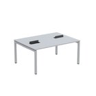 Estação De Trabalho Mesa Plataforma Escritório Dupla Para 2 P