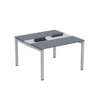 Estação De Trabalho Mesa Plataforma Escritório Dupla Para 2 P