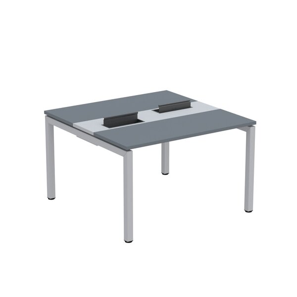 Estação De Trabalho Mesa Plataforma Escritório Dupla Para 2 P