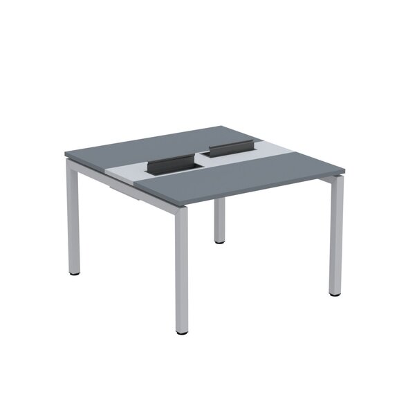 Estação De Trabalho Mesa Plataforma Escritório Dupla Para 2 P