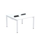 Estação De Trabalho Mesa Plataforma Escritório Dupla Para 2 P