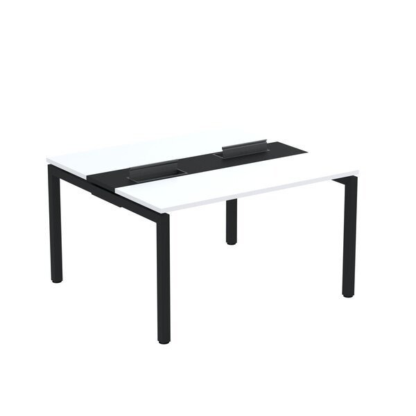 Estação De Trabalho Mesa Plataforma Escritório Dupla Para 2 P