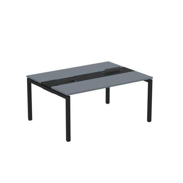 Estação De Trabalho Mesa Plataforma Escritório Dupla Para 2 P