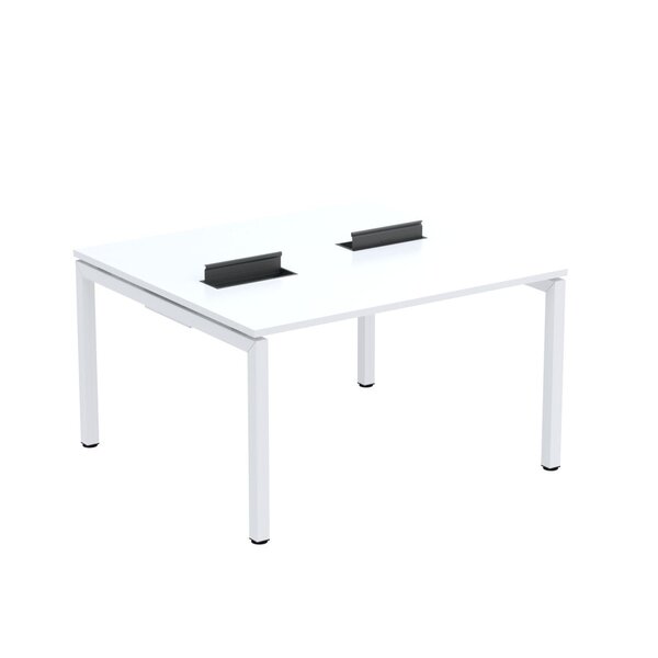 Estação De Trabalho Mesa Plataforma Escritório Dupla Para 2 P