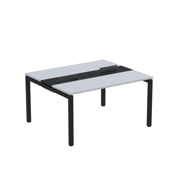 Estação De Trabalho Mesa Plataforma Escritório Dupla Para 2 P