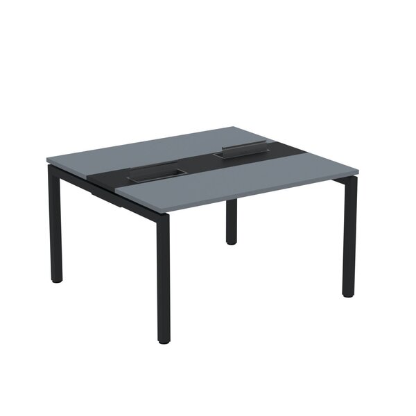 Estação De Trabalho Mesa Plataforma Escritório Dupla Para 2 P