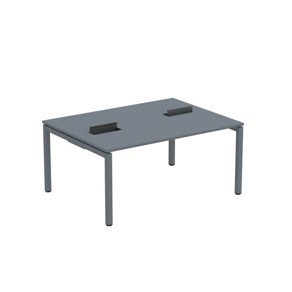 Estação De Trabalho Mesa Plataforma Escritório Dupla Para 2 P