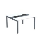 Estação De Trabalho Mesa Plataforma Escritório Dupla Para 2 P