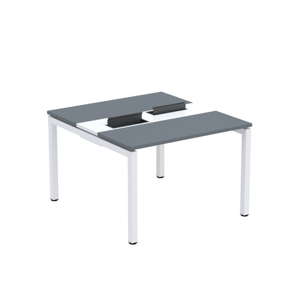 Estação De Trabalho Mesa Plataforma Escritório Dupla Para 2 P