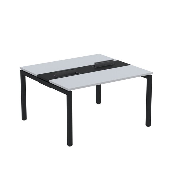 Estação De Trabalho Mesa Plataforma Escritório Dupla Para 2 P