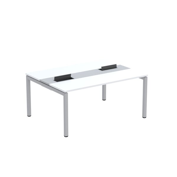 Estação De Trabalho Mesa Plataforma Escritório Dupla Para 2 P