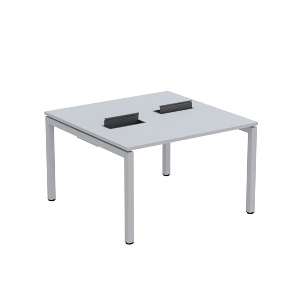 Estação De Trabalho Mesa Plataforma Escritório Dupla Para 2 P