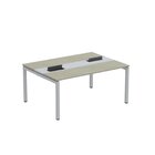 Estação De Trabalho Mesa Plataforma Escritório Dupla Para 2 P