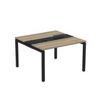 Estação De Trabalho Mesa Plataforma Escritório Dupla Para 2 P