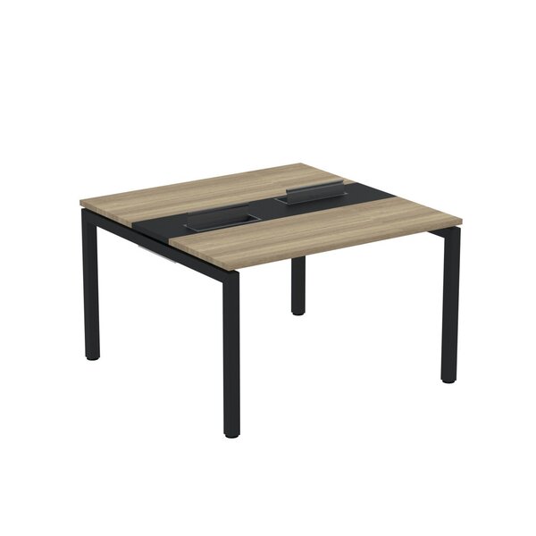 Estação De Trabalho Mesa Plataforma Escritório Dupla Para 2 P