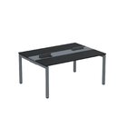 Estação De Trabalho Mesa Plataforma Escritório Dupla Para 2 P