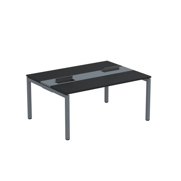 Estação De Trabalho Mesa Plataforma Escritório Dupla Para 2 P