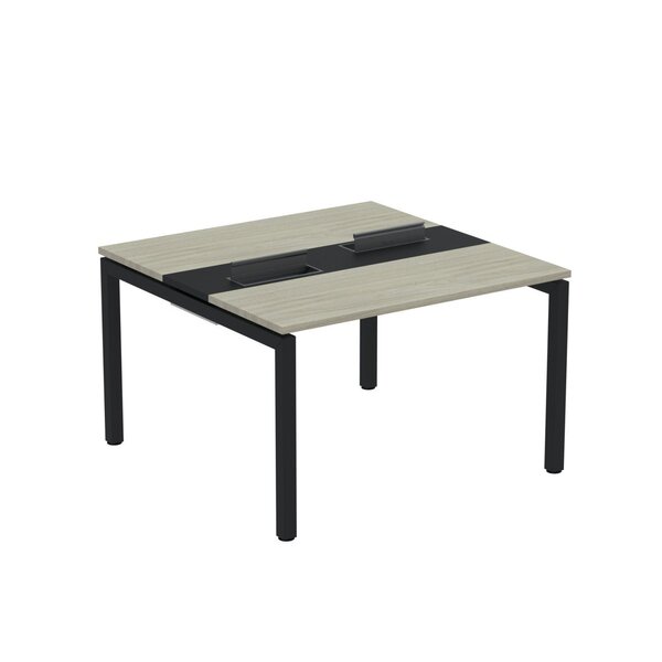 Estação De Trabalho Mesa Plataforma Escritório Dupla Para 2 P