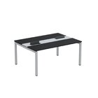 Estação De Trabalho Mesa Plataforma Escritório Dupla Para 2 P