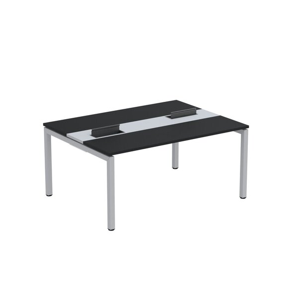 Estação De Trabalho Mesa Plataforma Escritório Dupla Para 2 P