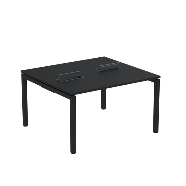 Estação De Trabalho Mesa Plataforma Escritório Dupla Para 2 P