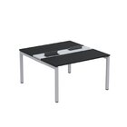 Estação De Trabalho Mesa Plataforma Escritório Dupla Para 2 P