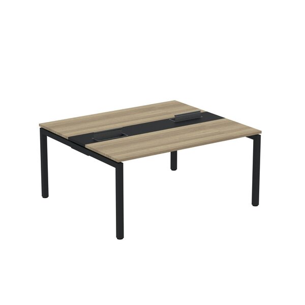 Estação De Trabalho Mesa Plataforma Escritório Dupla Para 2 P