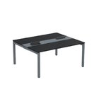 Estação De Trabalho Mesa Plataforma Escritório Dupla Para 2 P