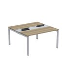 Estação De Trabalho Mesa Plataforma Escritório Dupla Para 2 P