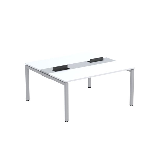 Estação De Trabalho Mesa Plataforma Escritório Dupla Para 2 P