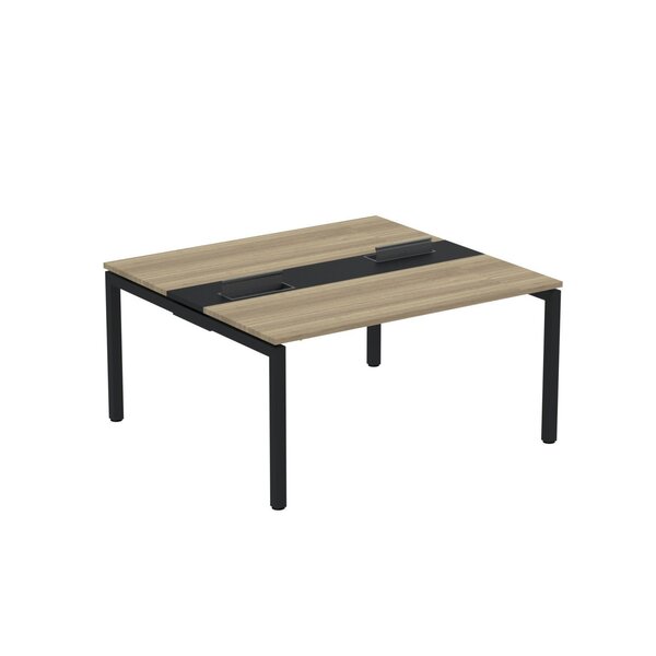 Estação De Trabalho Mesa Plataforma Escritório Dupla Para 2 P