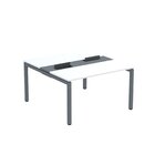 Estação De Trabalho Mesa Plataforma Escritório Dupla Para 2 P