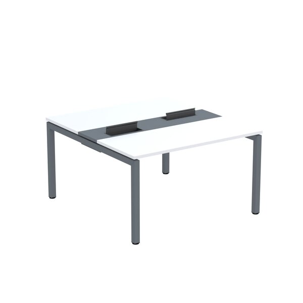 Estação De Trabalho Mesa Plataforma Escritório Dupla Para 2 P