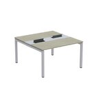 Estação De Trabalho Mesa Plataforma Escritório Dupla Para 2 P