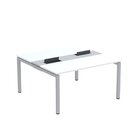 Estação De Trabalho Mesa Plataforma Escritório Dupla Para 2 P