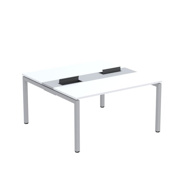 Estação De Trabalho Mesa Plataforma Escritório Dupla Para 2 P