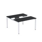 Estação De Trabalho Mesa Plataforma Escritório Dupla Para 2 P