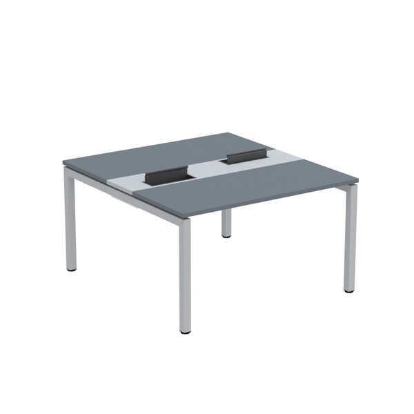 Estação De Trabalho Mesa Plataforma Escritório Dupla Para 2 P