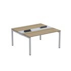 Estação De Trabalho Mesa Plataforma Escritório Dupla Para 2 P