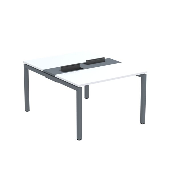 Estação De Trabalho Mesa Plataforma Escritório Dupla Para 2 P