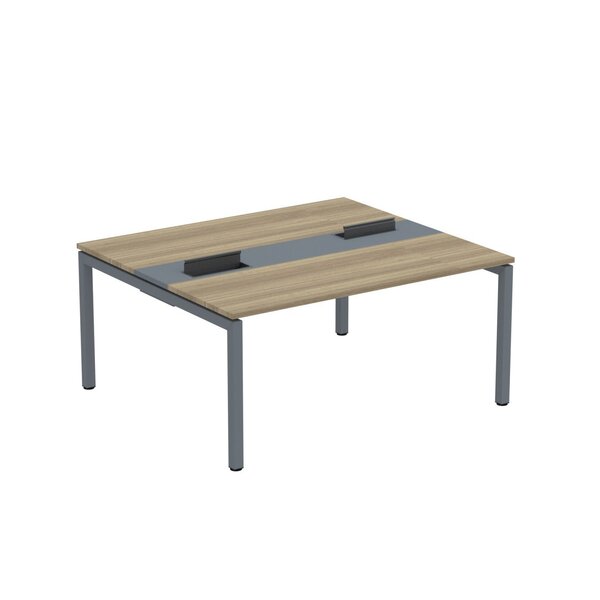 Estação De Trabalho Mesa Plataforma Escritório Dupla Para 2 P