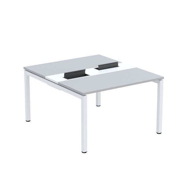 Estação De Trabalho Mesa Plataforma Escritório Dupla Para 2 P