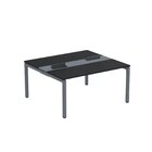 Estação De Trabalho Mesa Plataforma Escritório Dupla Para 2 P